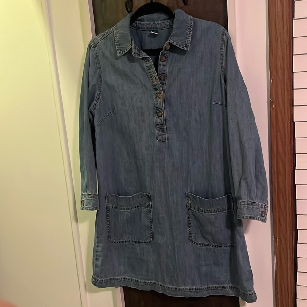 Old Navy denim dress size M